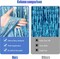 2 Pack 3.3x8.2 Feet Light Blue Foil Fringe Backdrop Curtains, Glitter Tinsel Streamers Birthday Party Decorations, Fringe Backdrop for Baby Shower Mermaid Under The Sea Ocean Frozen Party